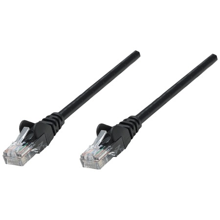 INTELLINET NETWORK SOLUTIONS CAT-5E UTP 25 ft. Patch Cable (Black) 320788